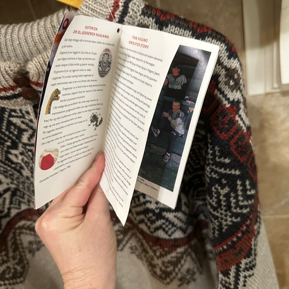 Dale of Norway Nagano 1998 Olympic Sweater NWT Nordic Ski Wool Made in Norway - Picture 10 of 10